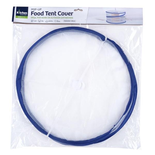 Food Cover Protection Net Pop Up With Mesh Screen & Wire Frame - 40cm x 19cm