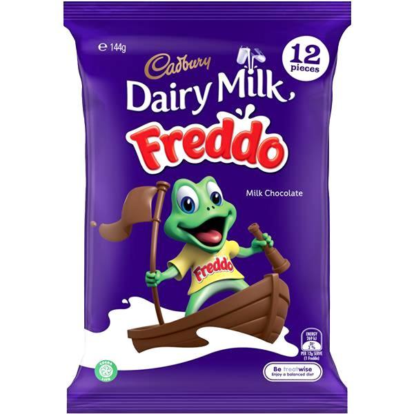 12 Pack Cadbury Dairy Milk Freddo Chocolates - 144g