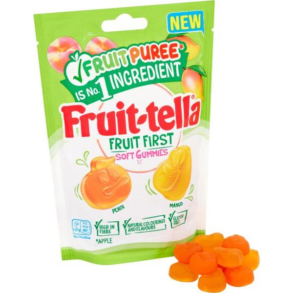 Fruittella Fruit First Peach & Mango Soft Gummies - 140g