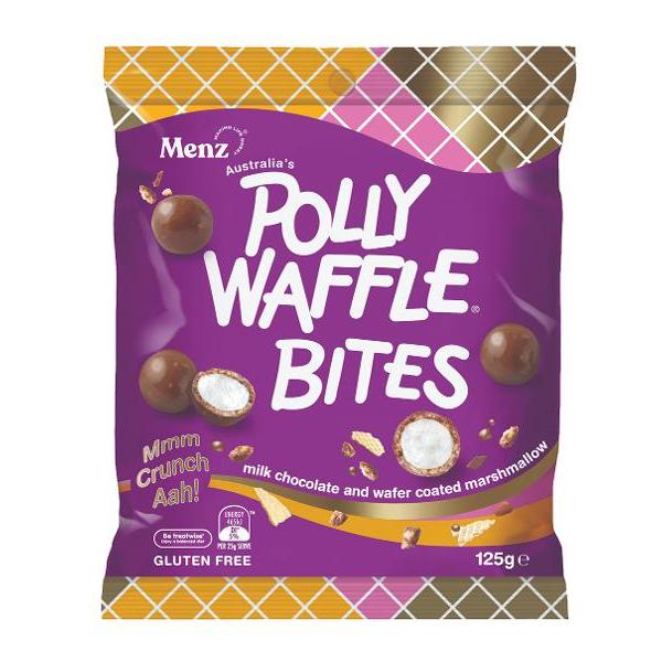 Menz Polly Waffle Bites - 125g
