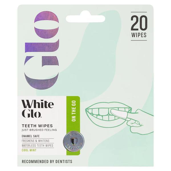 White Glo Waterless Teeth Wipes