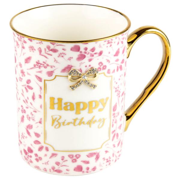 Happy Birthday 16th Bow Mug - 360ml