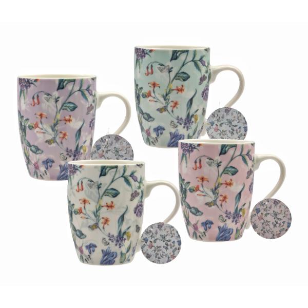 Jardin New Born China Floral Mug - 340ml