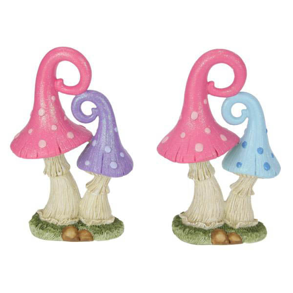 Twin Fairy Mushroom - 22cm
