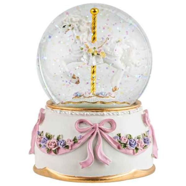 Pretty Water Globe With Music - 10cm
