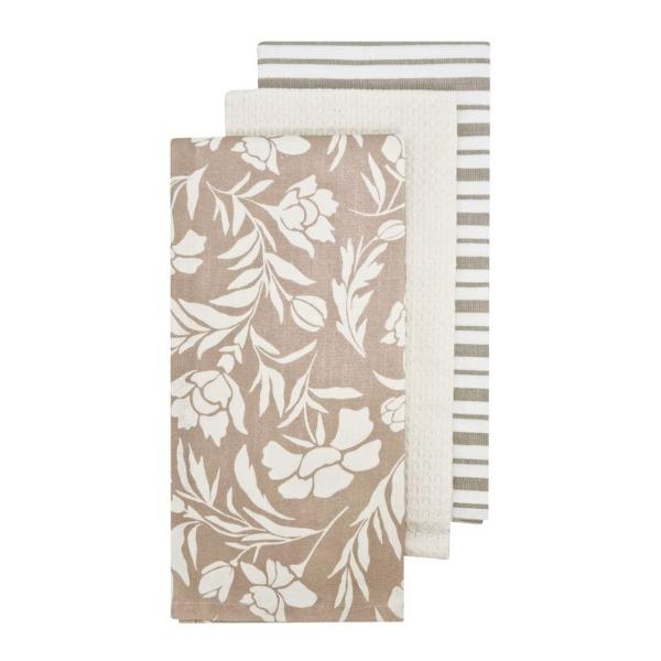3 Pack Nude Jasmine Tea Towel