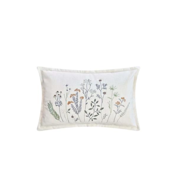Ivory Multi Petal Cushion - 35cm x 55cm