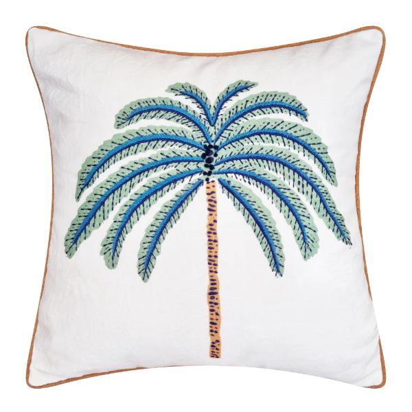 Ivory Multi Palm Cushion - 50cm x 50cm