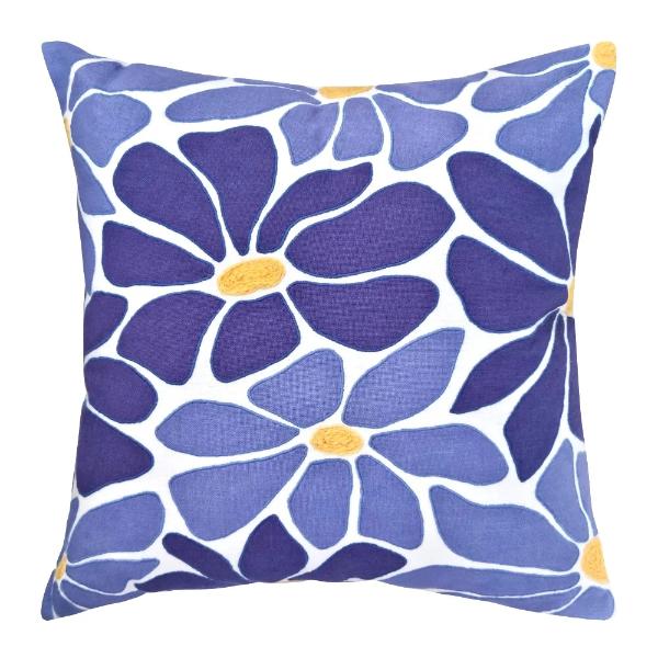 Navy & White Multi Frankie Cushion - 50cm x 50cm