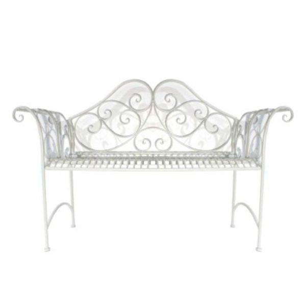 White Rustic Garden Chair