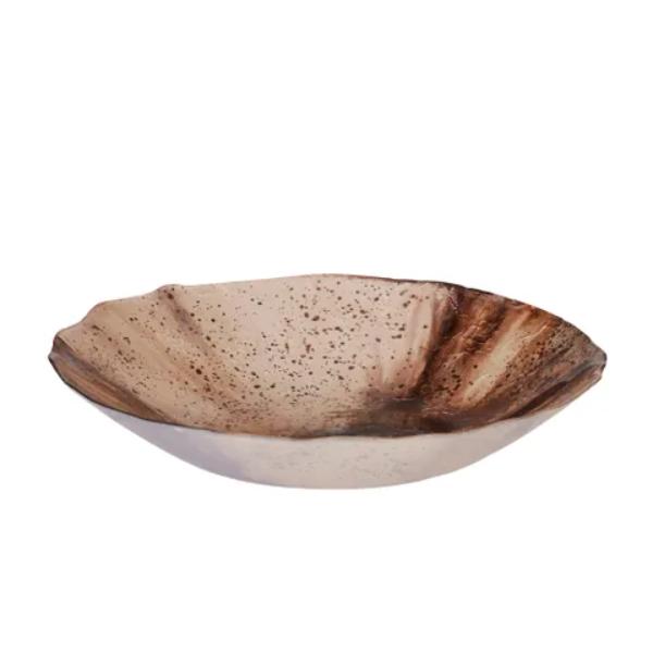 Terrain Cocoa Glass Centrepiece - 40cm x 7cm