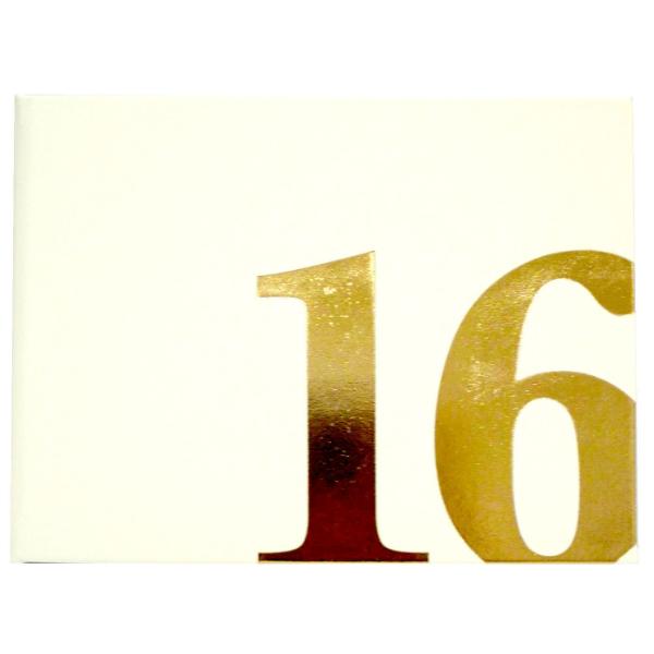 Rose Gold 16 Guest Book - 23cm x 18cm