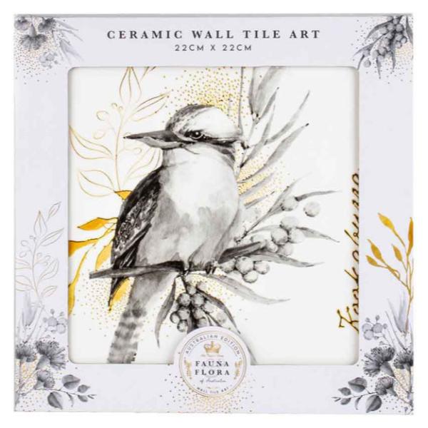 AUSTRALIAN KOOKABURRA TILE WALL ART