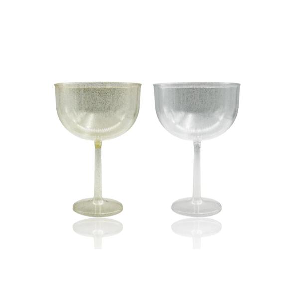 Jumbo Glitter Reusable Wine Glass - 1.38L