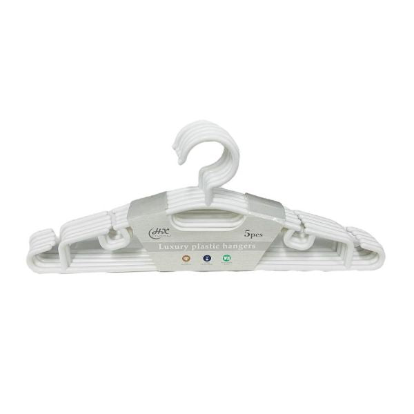 5 Pack Luxury Plastic Hangers