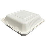 Load image into Gallery viewer, 20 Pack Eco Friendly Zafpack Sugarcane Clamshell - 23.5cm x 23cm x 5cm