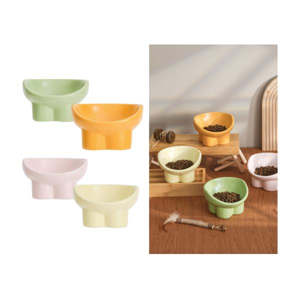 Elevated Ceramic Pet Bowl - 14.5cm x 9cm