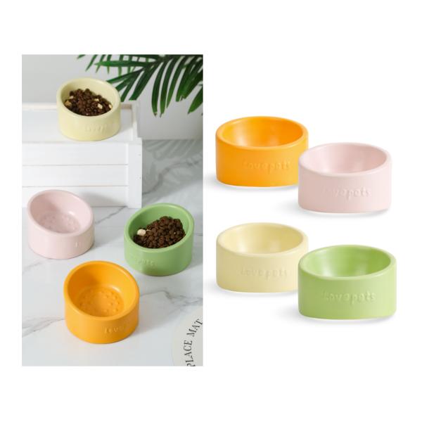 Elevated Ceramic Pet Bowl - 13.5cm x 11.5cm