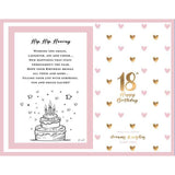 Load image into Gallery viewer, 18th Sweet Hearts Glass Photo Frame - 18cm x 19cm