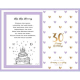Load image into Gallery viewer, 30th Sweet Hearts Glass Photo Frame - 18cm x 19cm