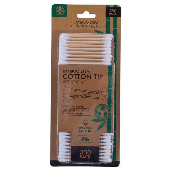 350 Pack Bamboo Stem Cotton Tip Applicators