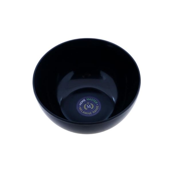 Melamine Black Round Bowl - 12.5cm x 6.5cm