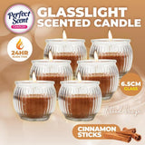 Load image into Gallery viewer, Candle Glasslight Scented 6.5cm Cinnamon Stick
