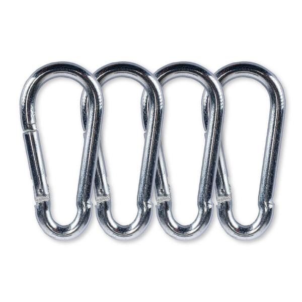 4 Pack Multipurpose Heavy Duty Carabiner Hook Clip - 10cm