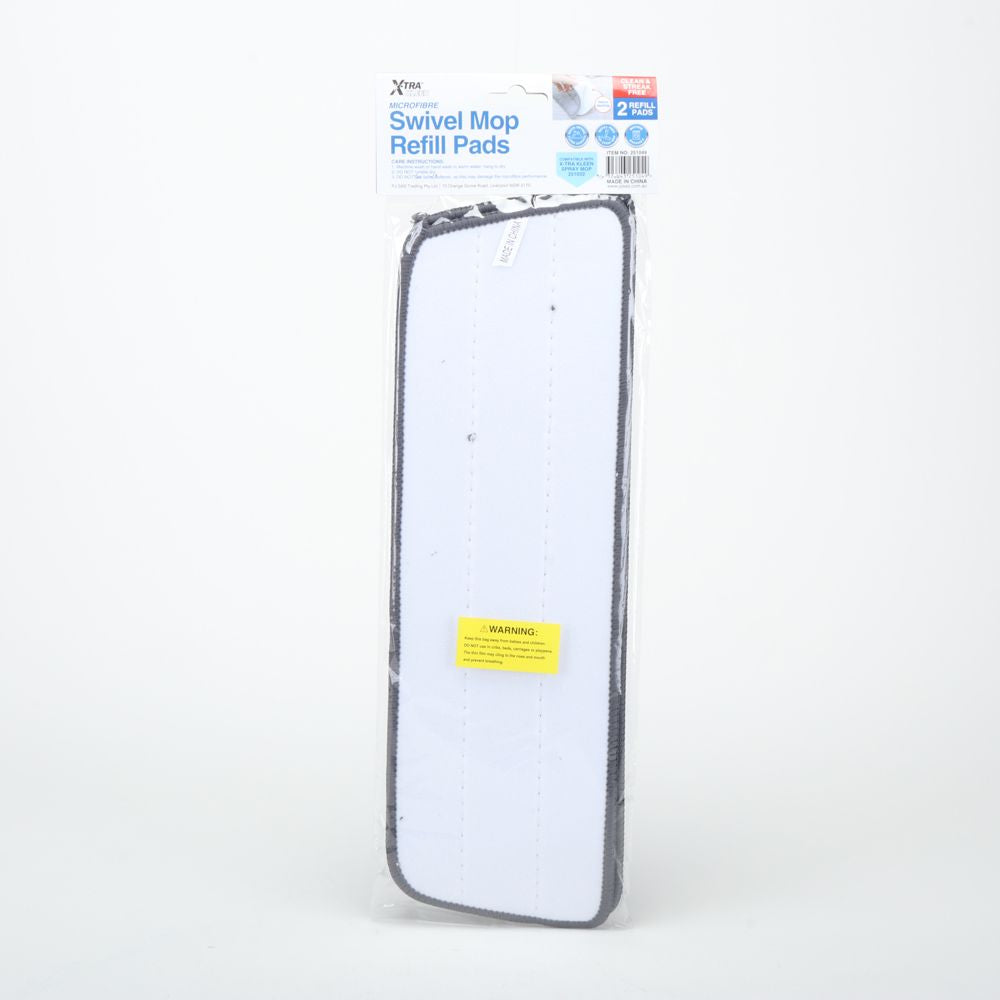 2 Pack Deluxe Spray Mob Microfibre Pad