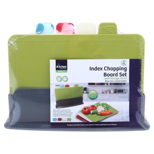 4 Pack Index Shopping Board With Stand - 30cm x 20cm x 0.06cm