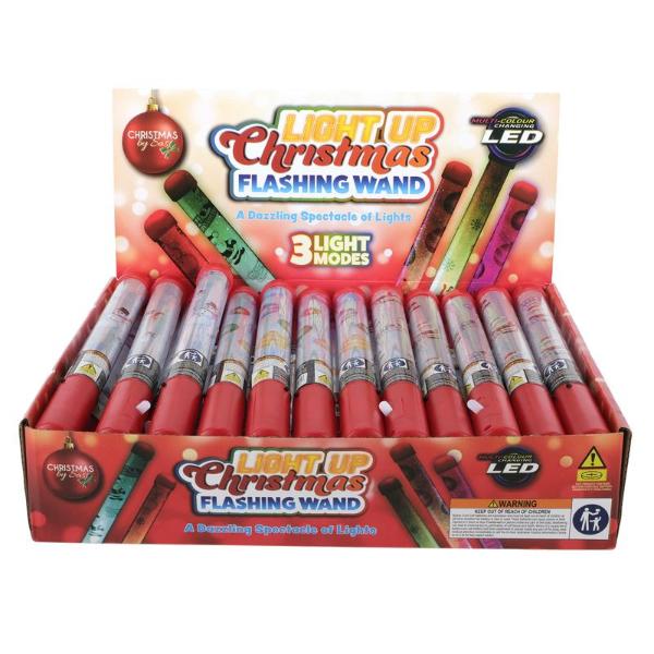 Christmas 3D Led Toy Wand - 2.5cm x 31cm