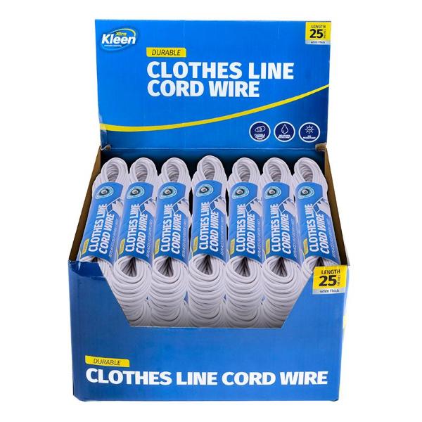 Clothes Line Replacement Cord Wire - 0.4cm x 25m