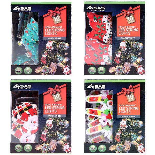 Premium Metal Battery Operated Fairy String Light Ornament - 210cm