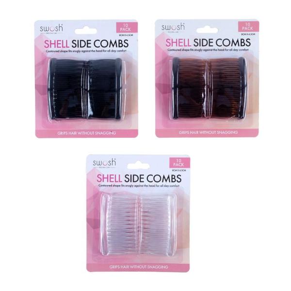 10 Pack Side Combs - 8cm x 4.5cm