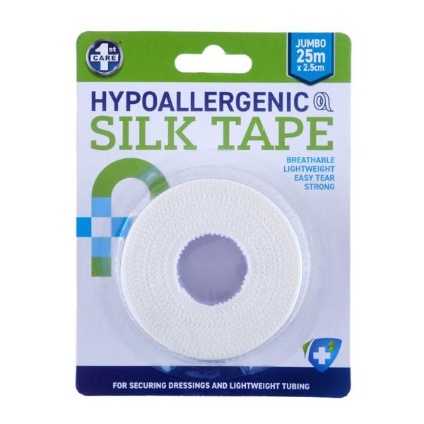 Hypo Allergenic Silk Tape - 25m