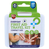 Load image into Gallery viewer, 48 Pack Assorted First Aid Travel Kit Essentials With Bones Storage Case