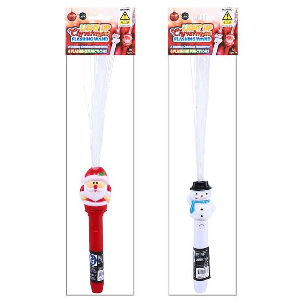 Christmas Fibre Optic Toy Wand - 3cm x 38cm