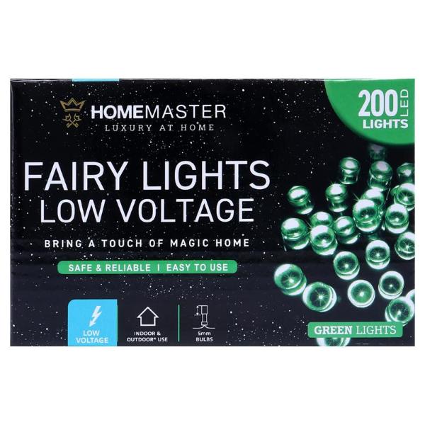 Green 8 Function Low Voltage 200 Led Fairy Light - 11.5m