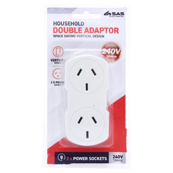 Household 240V 10Amp Double Adaptor Power Sockets