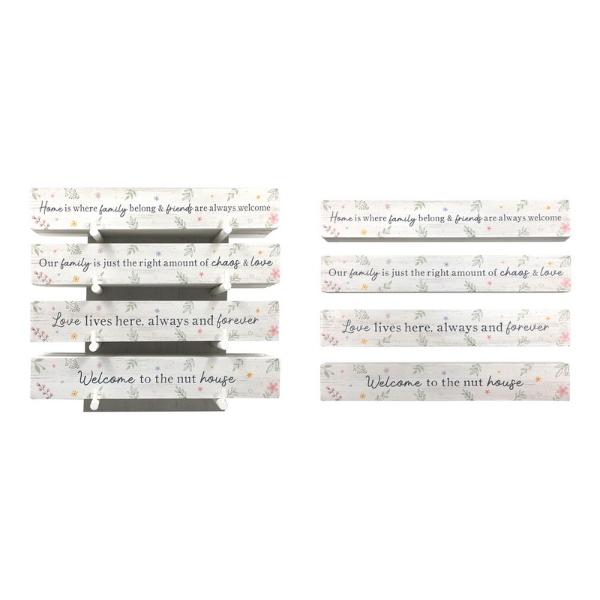 Home Plaque With Positive Affirmation Message On Display - 25cm
