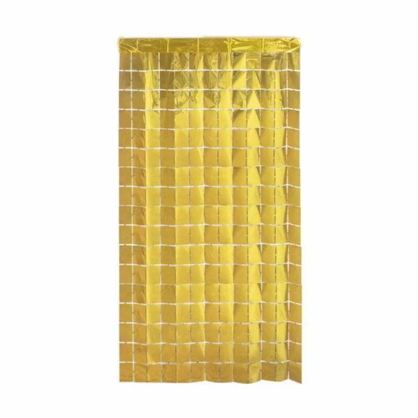 Radient Curtain- Gold Square