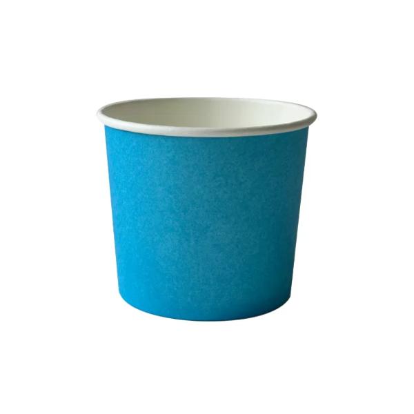 24 Pack Blue Paper Tubs - 12oz