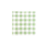 Load image into Gallery viewer, 25 Pack Green Gingham Lunch Napkin - 33cm x 33cm