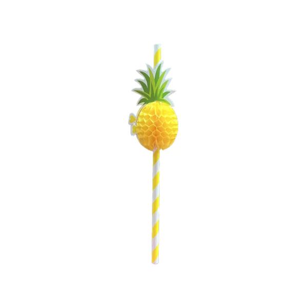 Pineapple Paper Straws
