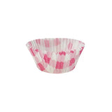 Load image into Gallery viewer, 25 Pack Pink Gingham Cupcake Cup - 7cm x 3cm x 5cm