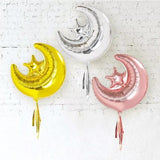 Load image into Gallery viewer, Moon & Star Foil Balloon