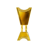 Load image into Gallery viewer, Arabic Metal Ceramic Gold Incense Burner - 12.5cm x 23.5cm