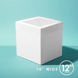 Load image into Gallery viewer, White Extra Tall Window Cake Box - 35.56cm x 35.56cm x 30.48cm
