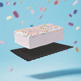 Load image into Gallery viewer, Rectangle Dual Colour Scalloped Cake Board