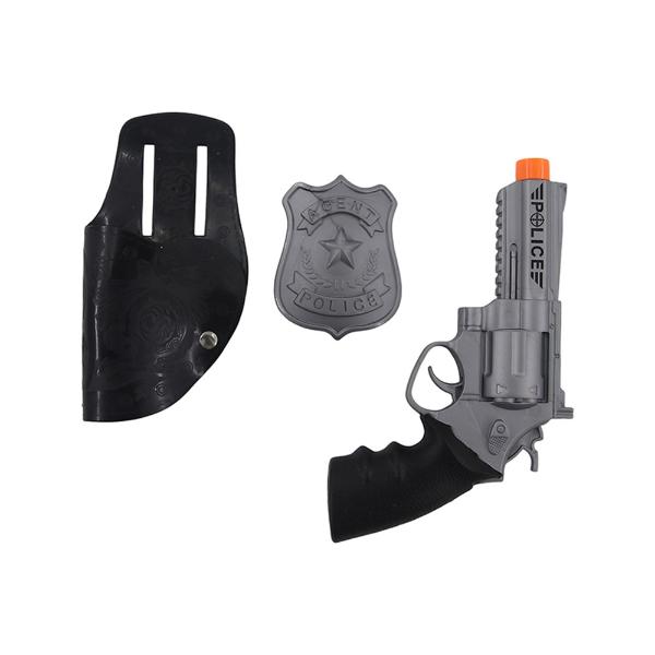 3 Pack Gun Holster & Badge Set